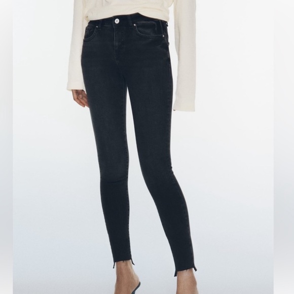 Zara Denim - Zara Z1975 black skinny denim jeans